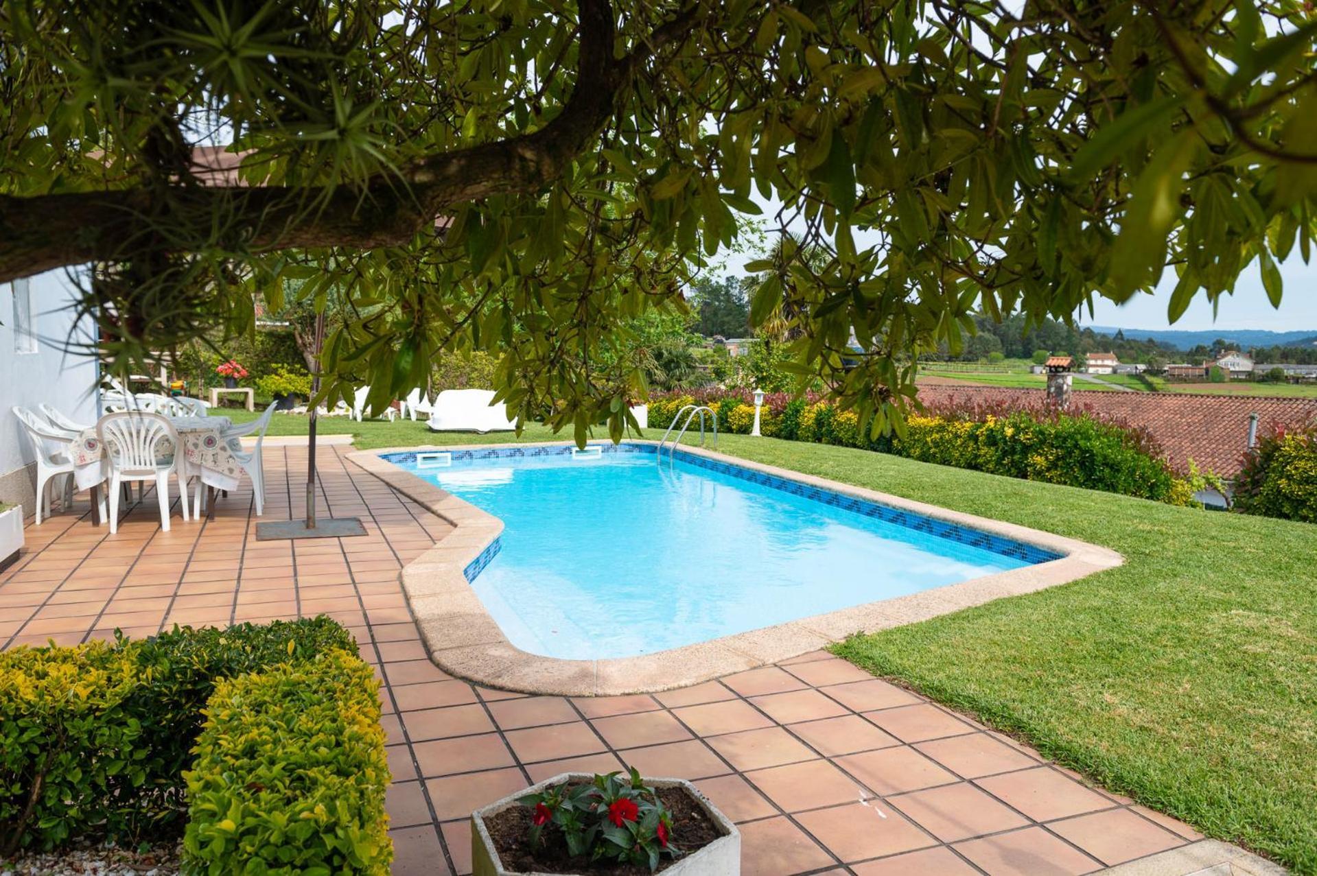 Casa Tarrio Con Piscina - Santiago De Compostela Villa Boqueixon ภายนอก รูปภาพ